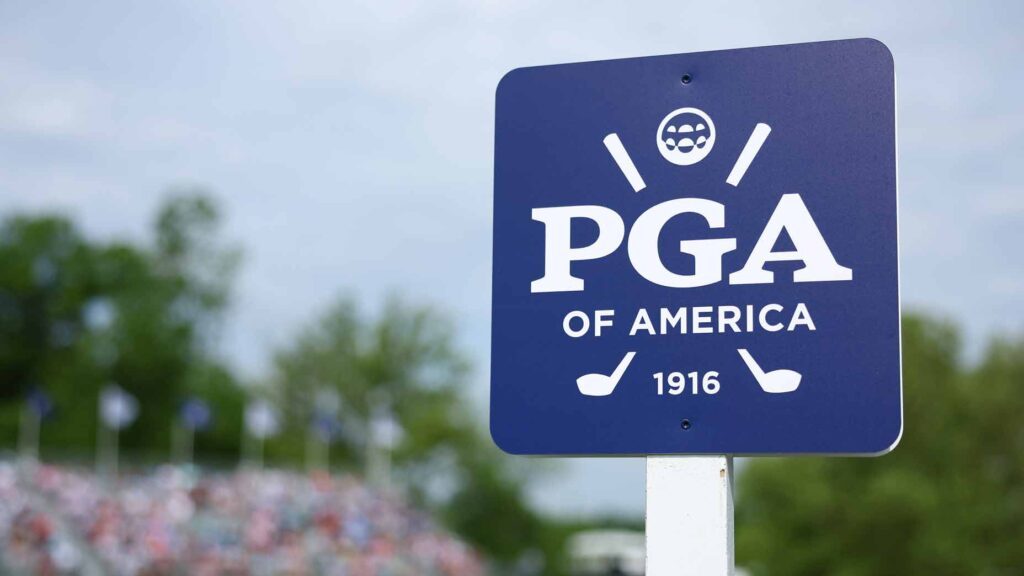 pga of america sign