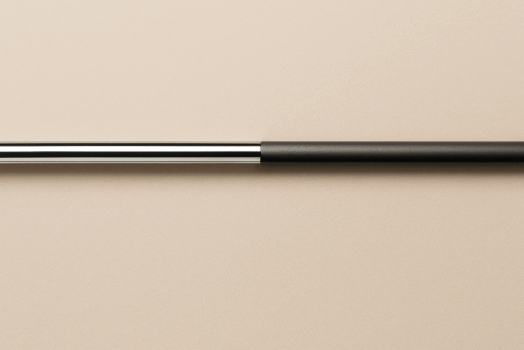 detail shaft golf acier finition